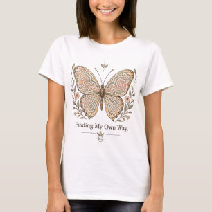 Finding My Own Way – Butterfly Maze T-Shirt