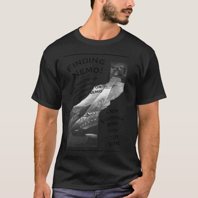 Finding Nemo Jules Vernes New Steampunk Book204 T-Shirt (Front)
