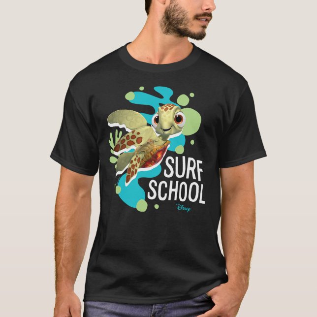 Finding Nemo - Squirt Turtle Surf School T-Shirt (Front)