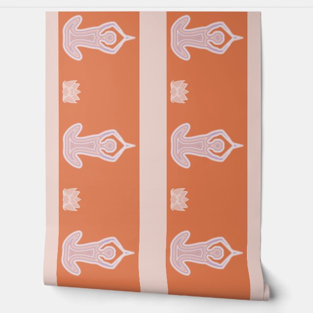 Finding Nirvana Wallpaper Border Orange Sunset BP (Unrolling)