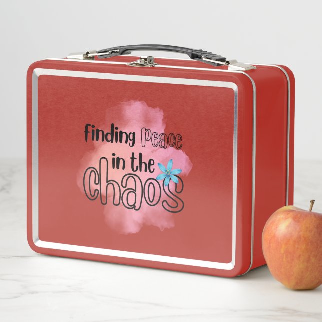 Finding Peace Metal Lunch Box (In Situ)