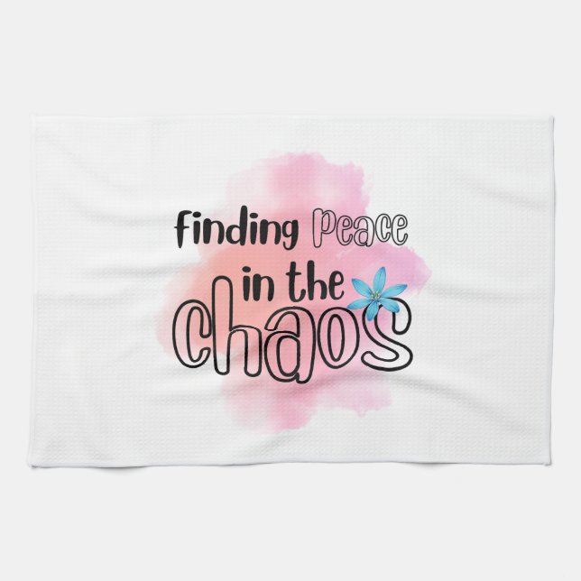 Finding Peace Tea Towel (Horizontal)