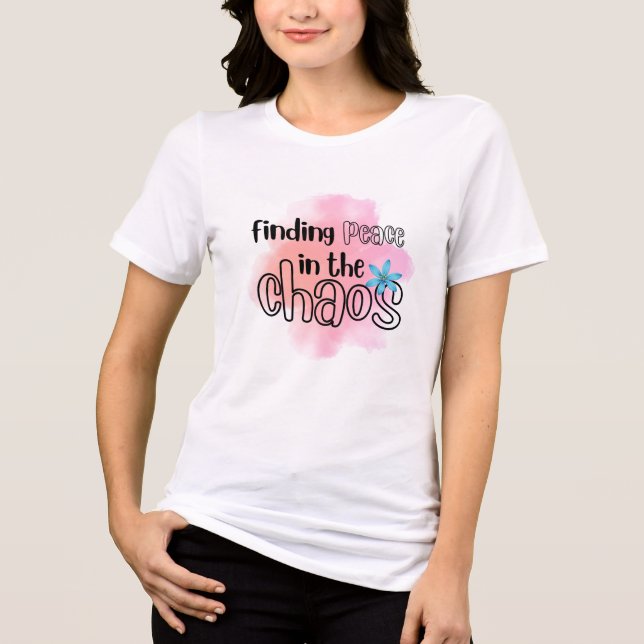 Finding Peace Tri-Blend Shirt (Front)