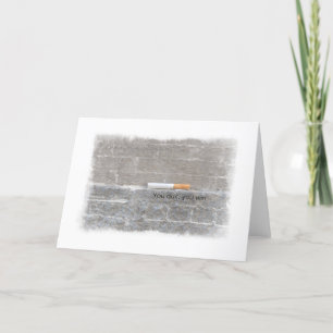 Finding the Strength to Quit Smoking Encouragement Card