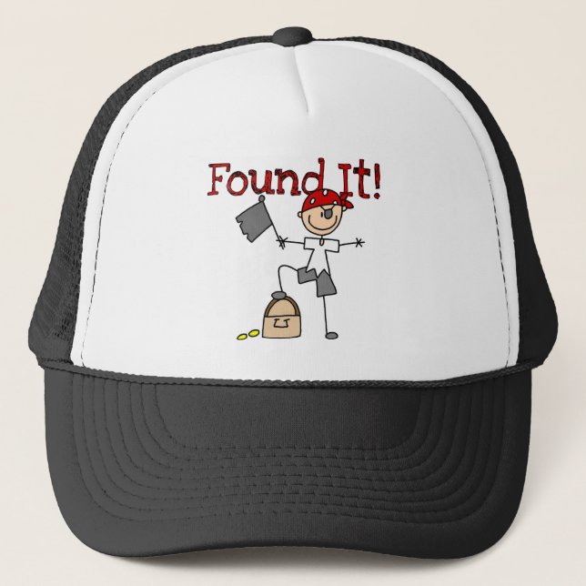 Finding Treasure Trucker Hat (Front)
