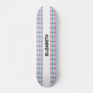 Finding Your Other Half Pattern Add Your Name Skateboard