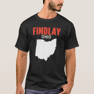 FINDLAY Ohio USA State America Travel Ohioan T-Shirt