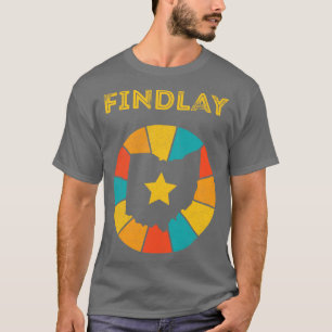 Findlay Ohio Vintage Distressed Souvenir 1 T-Shirt