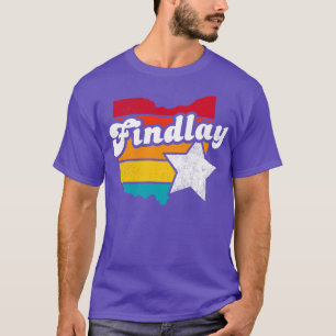 Findlay Ohio Vintage Distressed Souvenir 2 T-Shirt