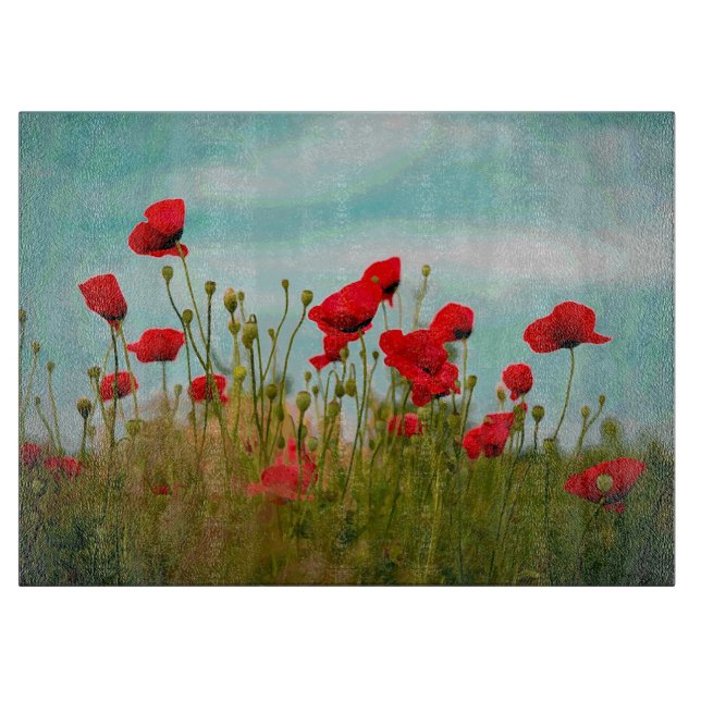 Fine Abstract Cool Cute Girly Retro Fashion Cutting Board (Front)