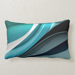 Fine Abstract Cool Cute Girly Retro Fashion Lumbar Cushion