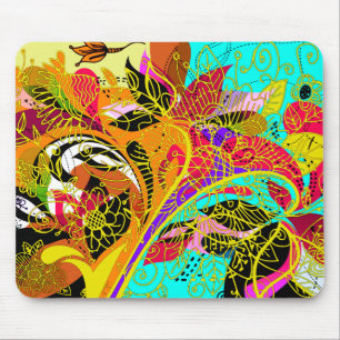 Fine Abstract Cool Cute Girly Retro Fashion Mouse Mat