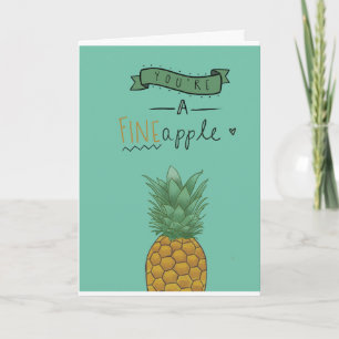 Fine-apple Birthday Card