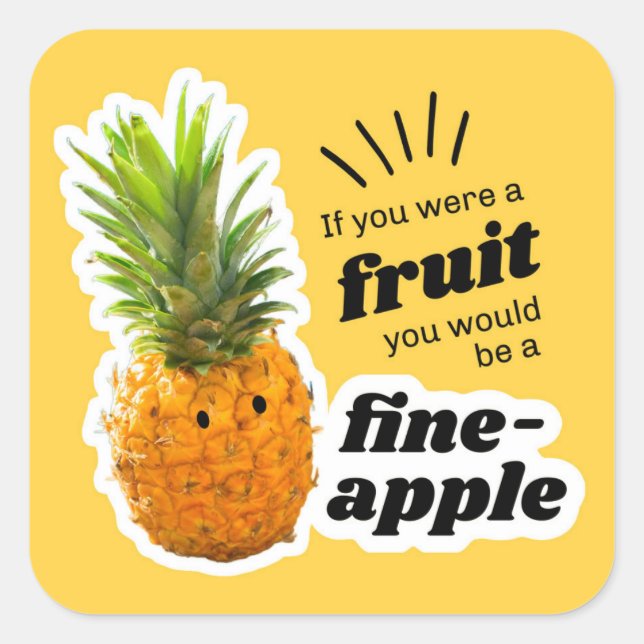 Fine-apple Sticker (Front)