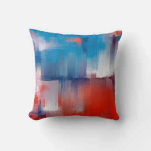 Fine art abstraction, oil painting made with rough cushion