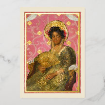 Fine Art Beauty Foil Card