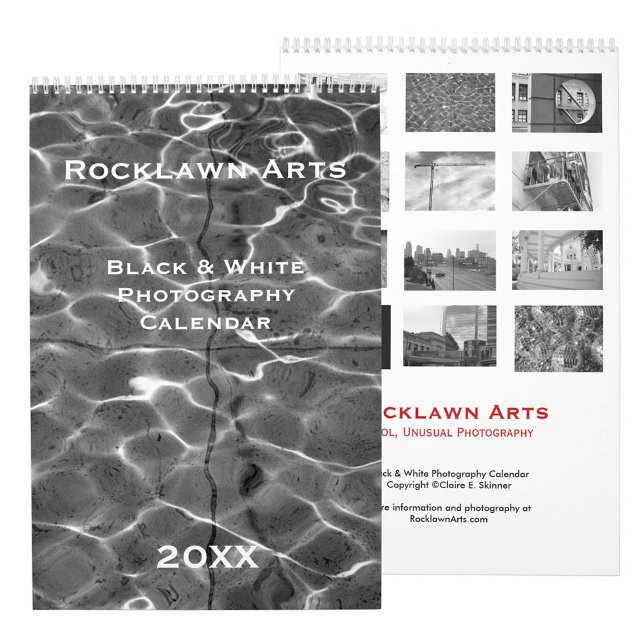 Fine Art Black and White Photography Spanish Calendar (Fine Art Black and White Photography Spanish Calendar, front/back)