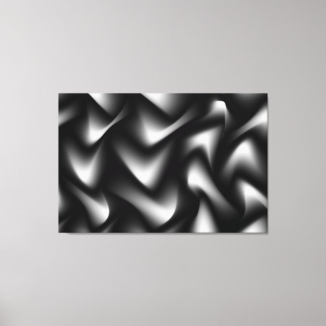 Fine Art Black and White Wrapped Canvas (Front)