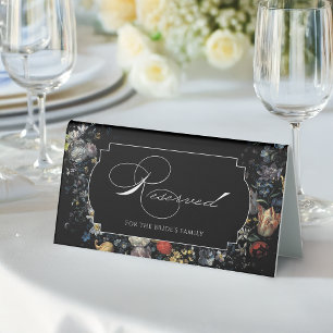 Fine Art Black Floral Calligraphy