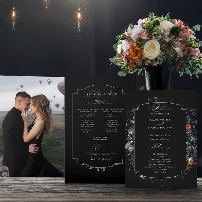 Fine Art Black Floral Calligraphy Programme (Creator Uploaded)