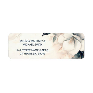 Fine Art Blue Ivory Flower    Wedding