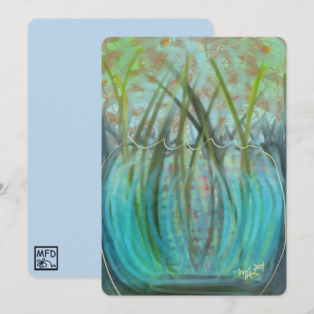 Fine Art Bright FloRAL dopamine decor Contemporary (Front/Back)
