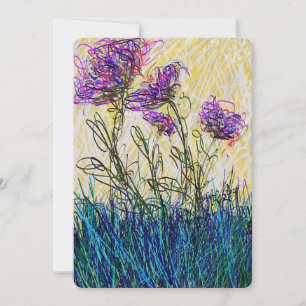 Fine Art Bright FloRAL dopamine decor Contemporary