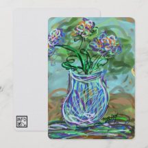 Fine Art Bright FloRAL dopamine decor Contemporary