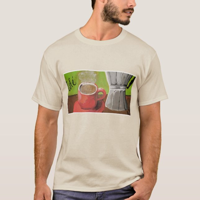 Fine Art Cafe style t-shirt (Front)