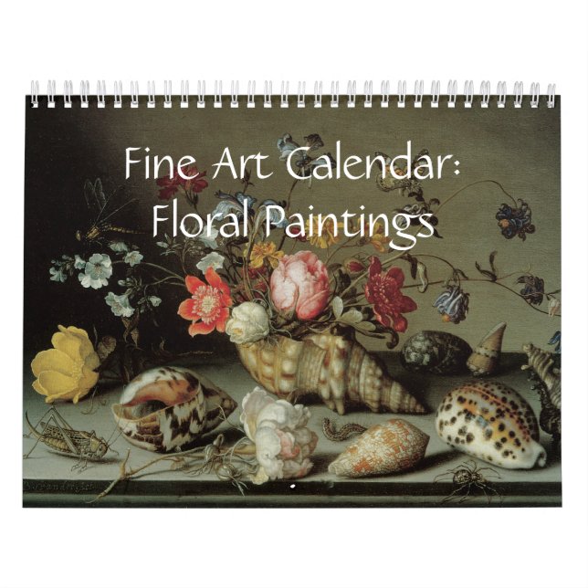 Fine Art Calendar Floral Paintings (Cover)
