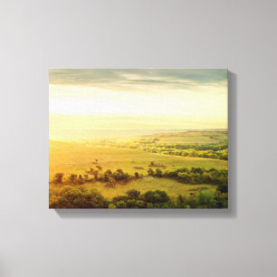 Fine Art Canvas Print - Kansas Flint Hills