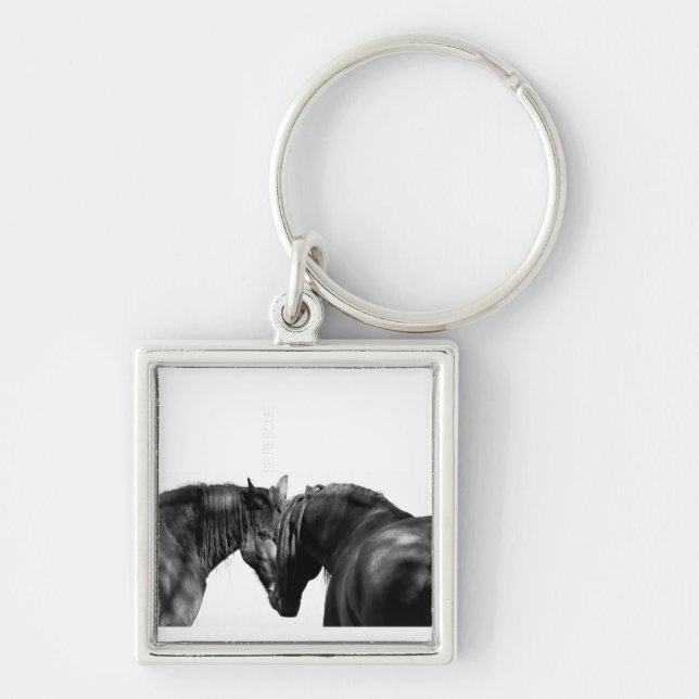 Fine Art Equine PhotographyPewter Key Chain (Front)