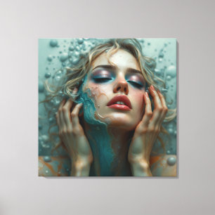 Fine Art fashion woman portrait Canvas Print