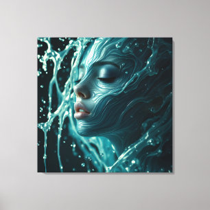 Fine Art fashion woman portrait Canvas Print