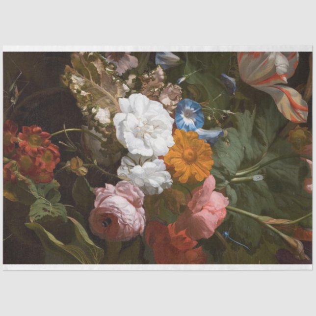 Fine Art Floral Decoupage Paper (Front)