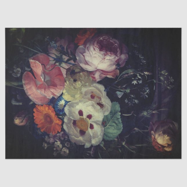 Fine Art Floral Tissue Paper (Front)