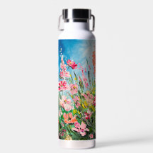 Fine Art Floral Water Bottle