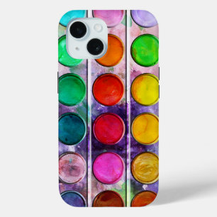Fine Art Fun Colourful Paint Colour Box Case- C iPhone 15 Case