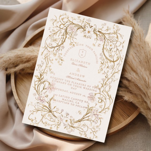 Fine Art Gold Floral Timeless Wedding (Creator Uploaded)