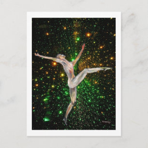 fine art,  gymnastics, dance & stars by TJ Conway Postcard