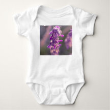 Fine Art Lavender Flower Purple Baby Onsie