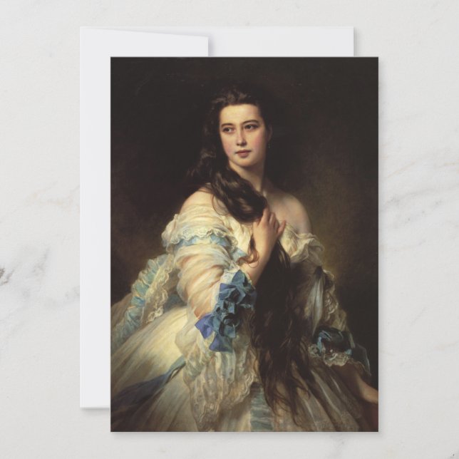 fine art madame barbe de rimsky invitation (Front)