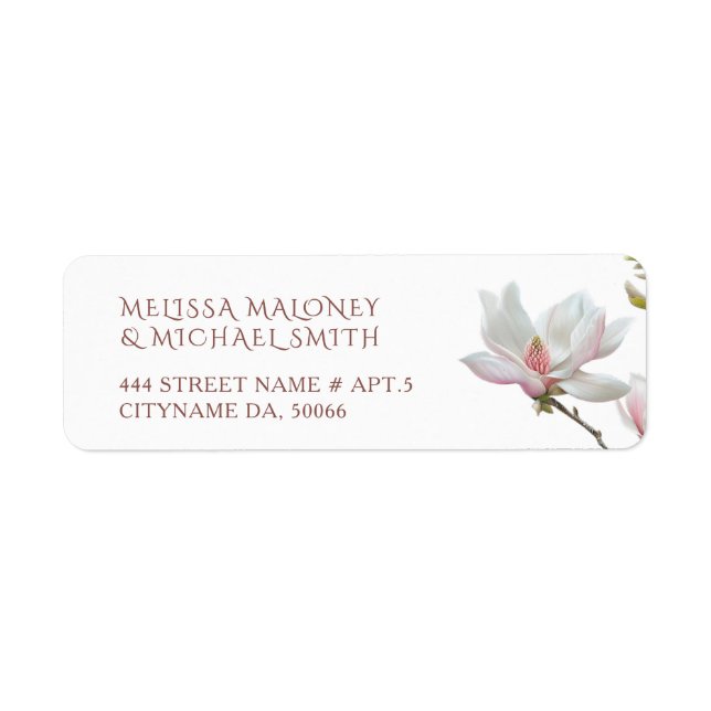 Fine Art Magnolia Flowers |  Wedding (Front)