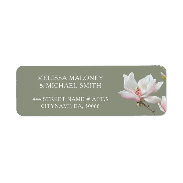 Fine Art Magnolia Flowers |  Wedding (Front)
