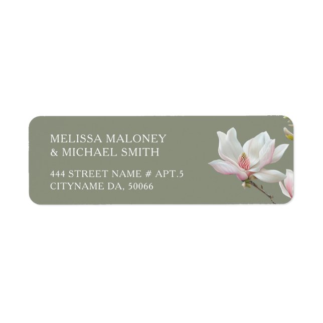Fine Art Magnolia Flowers |  Wedding (Front)