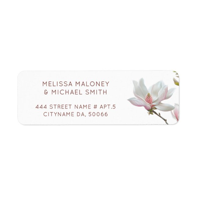Fine Art Magnolia Flowers |  Wedding (Front)