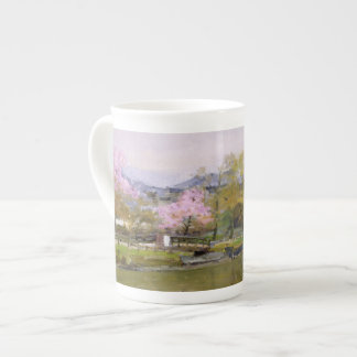Fine Art Nagaokakyo Kyoto Bone China Mug