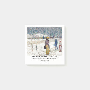 Fine Art New York Street (1902)by Frederick Hassam Post-it Notes