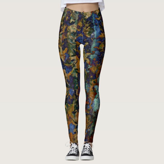 Fine Art of Leaves Leggings (Front)