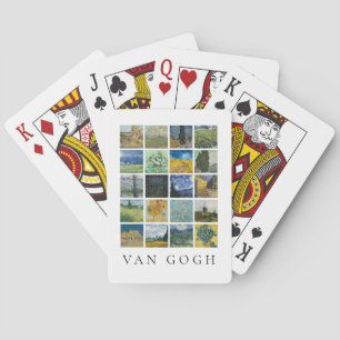 Fine Art Painting Collage Vincent Van Gogh Playing Cards